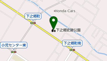 守山市下之郷史跡公園の地図画像