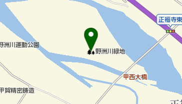 野洲川緑地の地図画像