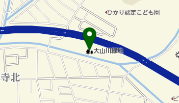 大山川緑地の地図画像