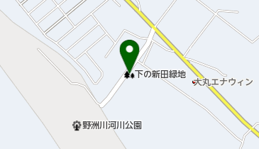 下の新田緑地の地図画像