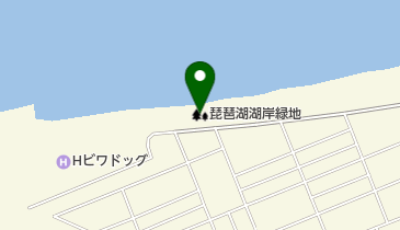 琵琶湖湖岸緑地の地図画像