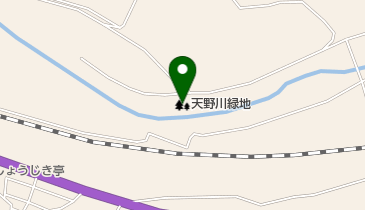 天野川緑地の地図画像