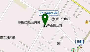 守山町公園の地図画像