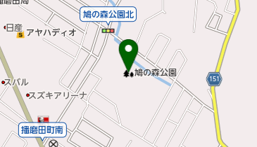 鳩の森公園の地図画像