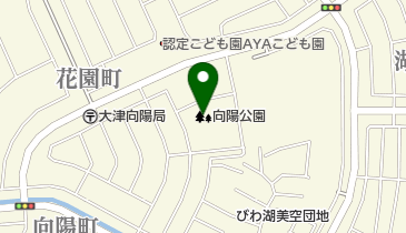 向陽公園の地図画像