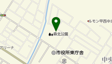 森北公園の地図画像