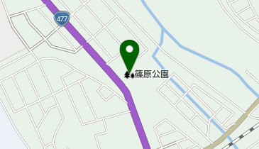 篠原公園の地図画像