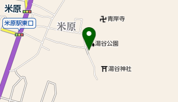 湯谷公園の地図画像