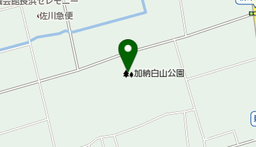 加納白山公園の地図画像