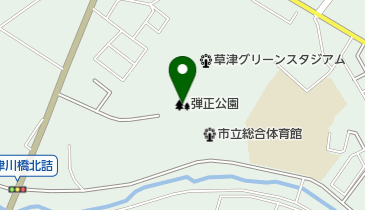 弾正公園の地図画像