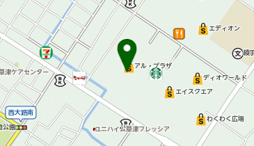 草津ロフトの地図画像