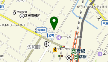 ニコニコレンタカーJR彦根駅西口店の地図画像