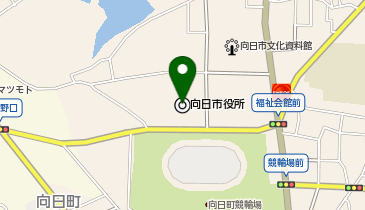 向日市役所の地図画像