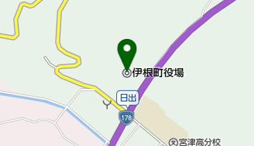 伊根町役場の地図画像