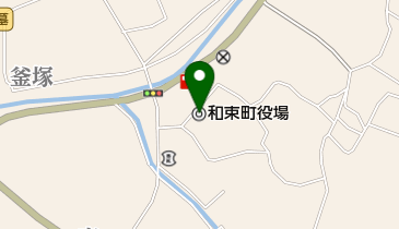 和束町役場の地図画像