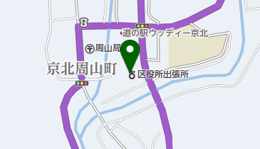 京都市右京区役所京北出張所の地図画像