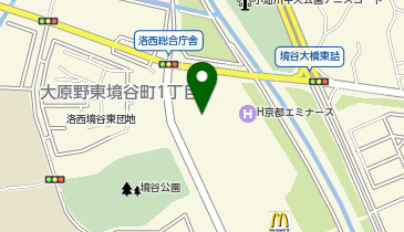 京都市西京区役所洛西支所の地図画像