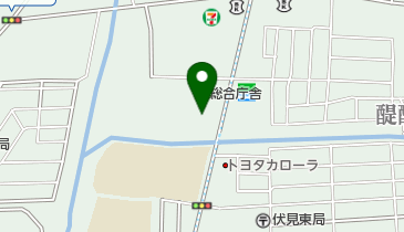 伏見保健所醍醐支所の地図画像