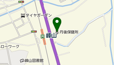 丹後広域振興局健康福祉部の地図画像