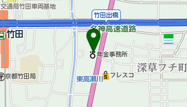 京都南年金事務所の地図画像