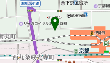 ハローワーク京都障害者職業相談室の地図画像