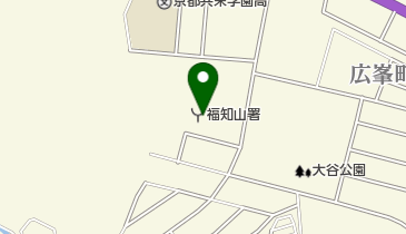 福知山市消防本部の地図画像