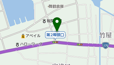 舞鶴市西消防署の地図画像