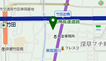 京都市伏見消防署の地図画像