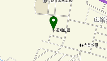 福知山消防署の地図画像