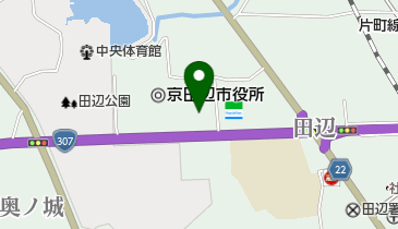京田辺市消防署の地図画像