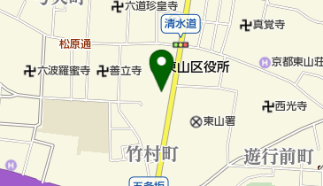 東山消防署の地図画像