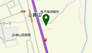 峰山消防署の地図画像