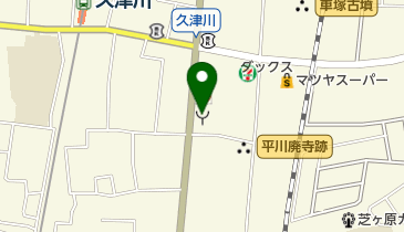 城陽市消防署久津川消防分署の地図画像