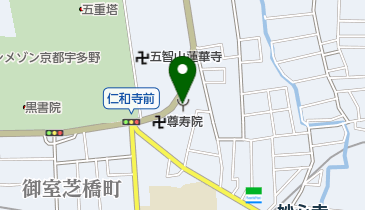 右京消防署御室消防出張所の地図画像