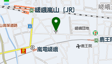 右京消防署嵯峨消防出張所の地図画像