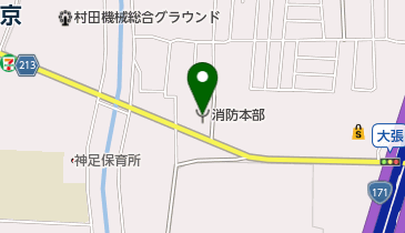 長岡京消防署東分署の地図画像