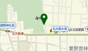 京都市北消防署大徳寺消防出張所の地図画像