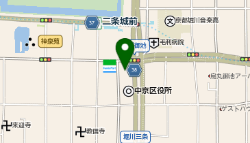 中京消防署西大路消防出張所の地図画像