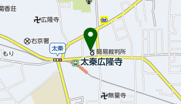 右京簡易裁判所の地図画像