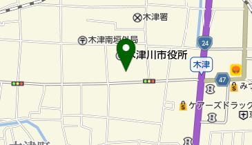 木津簡易裁判所の地図画像