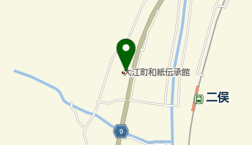 福知山市大江町和紙伝承館の地図画像