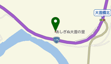 あしぎぬ大雲の里の地図画像