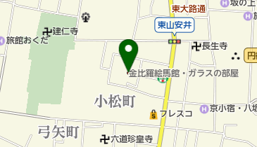 金比羅絵馬館・ガラスの部屋の地図画像