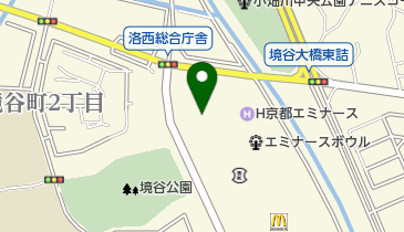 京都市洛西図書館の地図画像