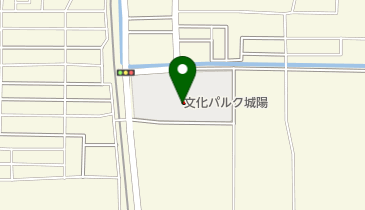 城陽市立図書館の地図画像