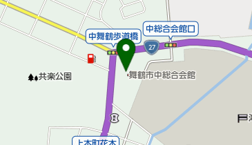 舞鶴市立東図書館中分館の地図画像
