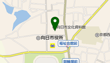 向日市立図書館の地図画像