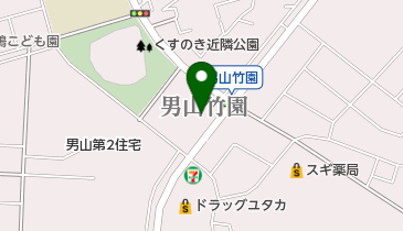 八幡市立男山市民図書館の地図画像