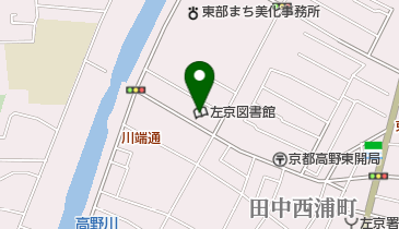 京都市左京図書館の地図画像