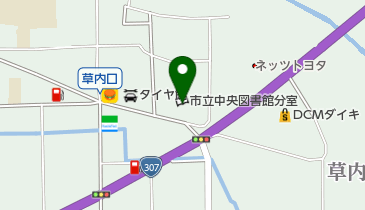 京田辺市立中央図書館中部分室の地図画像